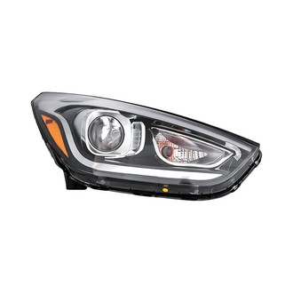 Replacement - Passenger Side Headlight (CAPA Certified)