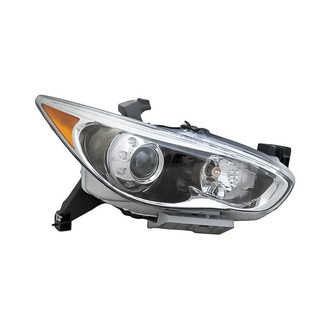 Replacement - Passenger Side Headlight (CAPA Certified)