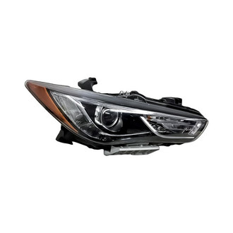 Replacement - Passenger Side Headlight (CAPA Certified)