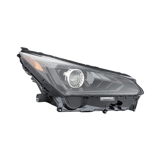 Replacement - Passenger Side Headlight (CAPA Certified)