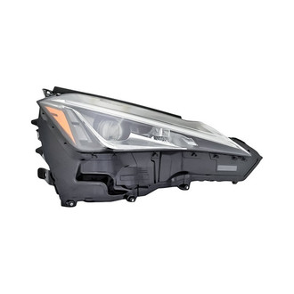 Replacement - Passenger Side Headlight (CAPA Certified)