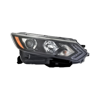 Replacement - Passenger Side Headlight (CAPA Certified)