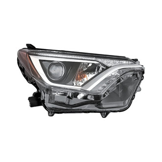 Replacement - Passenger Side Headlight Lens and Housing (CAPA Certified)