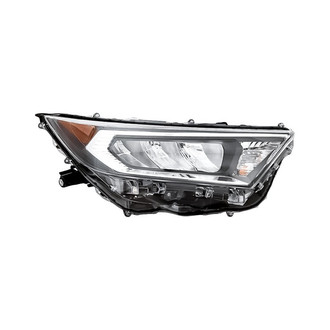 Replacement - Passenger Side Headlight (CAPA Certified)