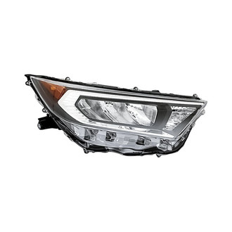 Replacement - Passenger Side Headlight Lens and Housing (CAPA Certified)