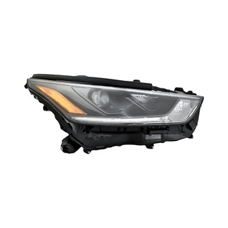 Replacement - Passenger Side Headlight (CAPA Certified)