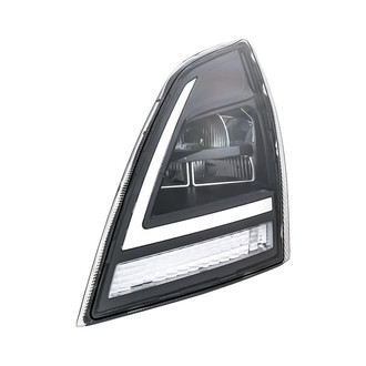 Replacement - Driver Side Headlight Lens and Housing (Standard Line)