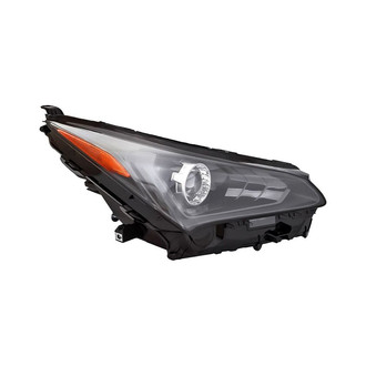 Replacement - Passenger Side Headlight (CAPA Certified)