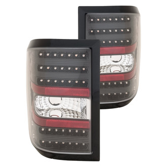 Replacement - Driver and Passenger Side Black LED Tail Lights