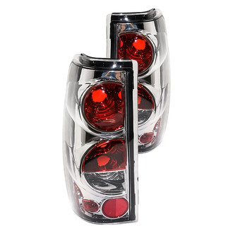 Replacement - Driver and Passenger Side Chrome Euro Tail Lights