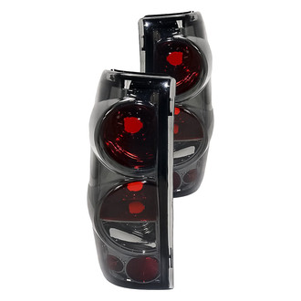Replacement - Driver and Passenger Side Chrome/Smoke Euro Tail Lights