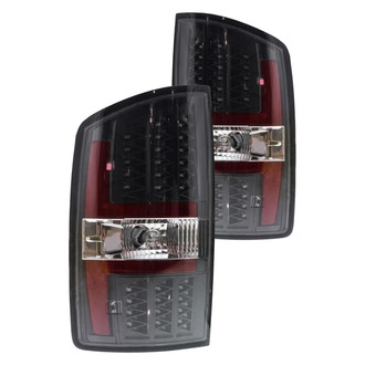 Replacement - Driver and Passenger Side Black LED Tail Lights
