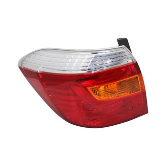 Replacement - Driver Side Driver Side Tail Light Lens and Housing (CAPA Certified)