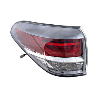 Replacement - Driver Side Driver Side Outer Tail Light Lens and Housing (Standard Line)