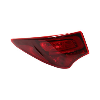 Replacement - Driver Side Driver Side Outer Tail Light (CAPA Certified)