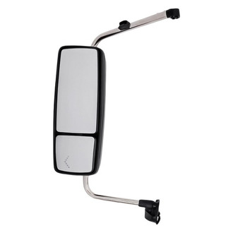 Replacement - Driver Side Manual Towing Mirror (Heated, Non-Foldaway) (Standard Line)