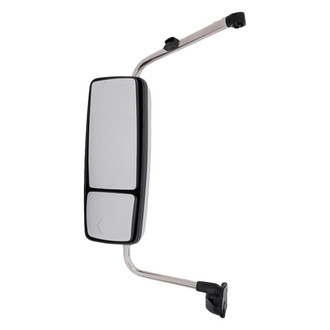 Replacement - Driver Side Manual Towing Mirror (Heated, Non-Foldaway) (Standard Line)