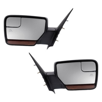 Replacement - Power Side View Mirror (Heated, Foldaway)