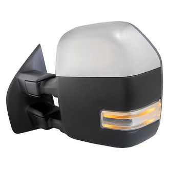 Replacement - Driver Side Power Towing Mirror (Heated, Foldaway) (Standard Line)
