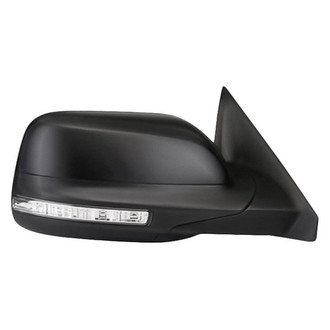 Replacement - Passenger Side Power View Mirror (Heated, Foldaway) (Standard Line)