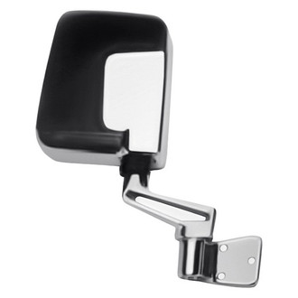 Replacement - Passenger Side Manual View Mirror (Non-Heated, Foldaway) (Standard Line)