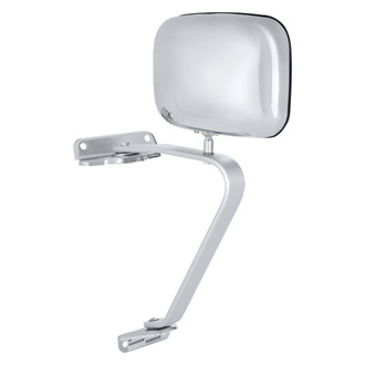 Replacement - Driver or Passenger Side Manual View Mirror (Non-Heated, Foldaway) (Standard Line)
