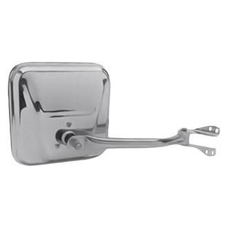 Replacement - Passenger Side Manual View Mirror (Non-Heated, Foldaway) (Standard Line)