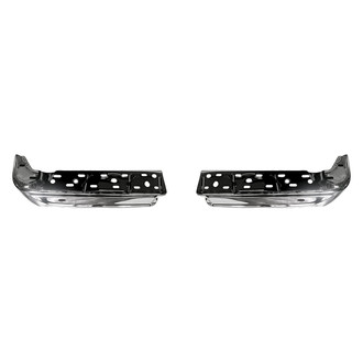 Replacement - Rear Driver and Passenger Side Step Bumper Face Bar (CAPA Certified)