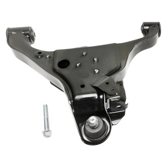 Replacement - Front Driver Side Lower Non-Adjustable Non-Greasable Stamped Control Arm