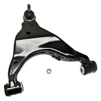 Replacement - Front Driver Side Lower Non-Adjustable Non-Greasable Stamped Control Arm