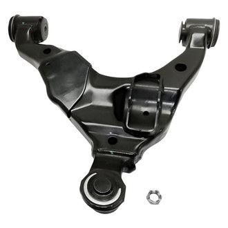 Replacement - Front Passenger Side Lower Non-Adjustable Non-Greasable Stamped Control Arm