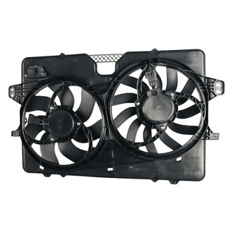 Replacement - Radiator Cooling Fan Shroud Assembly with Resistor
