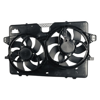 Replacement - Radiator Cooling Fan Shroud Assembly w/o Resistor