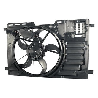 Replacement - Radiator Cooling Single Fan Assembly with Control Module