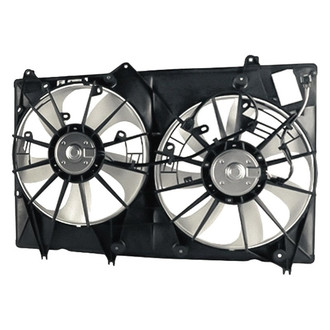 Replacement - Radiator Cooling Fan Shroud Assembly w/o Control Module