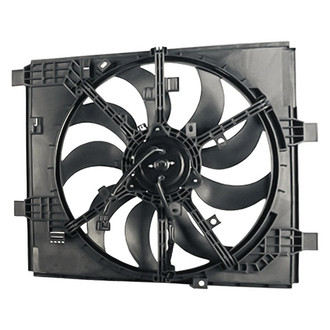 Replacement - Radiator Cooling Fan Shroud Assembly w/o Control Module