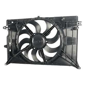 Replacement - Radiator Cooling Single Fan Assembly with Resistor