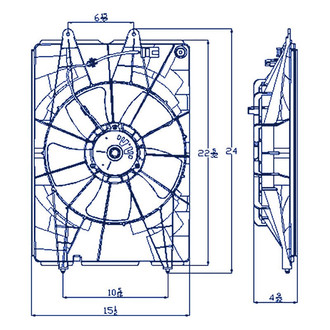 Replacement - Radiator Cooling Fan Shroud Assembly