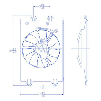 Replacement - Radiator Cooling Fan Shroud Assembly