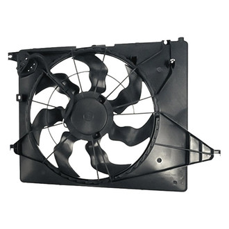 Replacement - Radiator Cooling Fan Shroud Assembly with Resistor