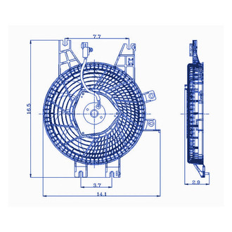 Replacement - A/C Condenser Fan Shroud Assembly