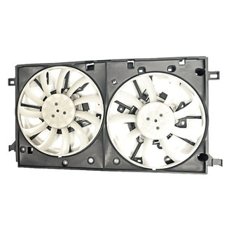 Replacement - Radiator Cooling Dual Fan Assembly w/o Harness