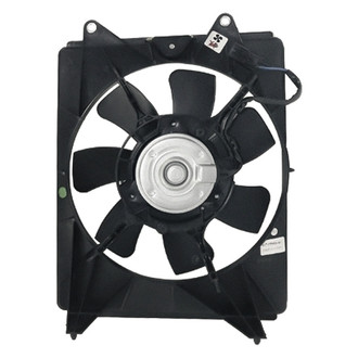 Replacement - Passenger Side A/C Condenser Fan Assembly with Motor, Blade, Shroud