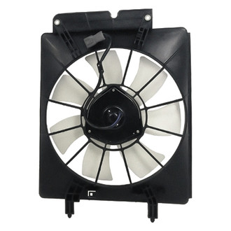 Replacement - Passenger Side A/C Condenser Fan Assembly with Motor, Blade, Shroud