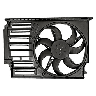Replacement - Radiator And Condenser Fan Assembly with One Big Fan