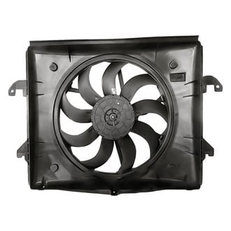 Replacement - Radiator And Condenser Fan Assembly with One Big Fan