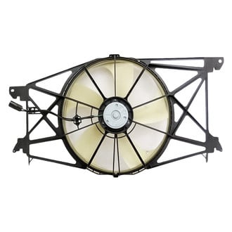 Replacement - Radiator And Condenser Fan Assembly with One Big Fan