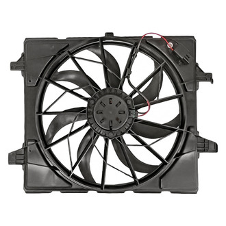 Replacement - Radiator And Condenser Fan Assembly with One Big Fan