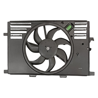 Replacement - Radiator And Condenser Fan Assembly with One Big Fan