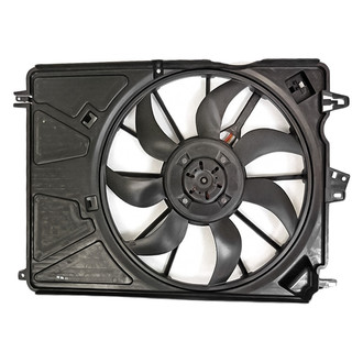 Replacement - Radiator And Condenser Fan Assembly with One Big Fan